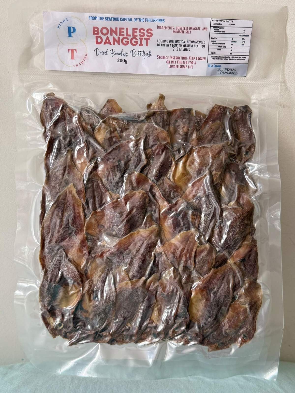 Dried Boneless Danggit 200g