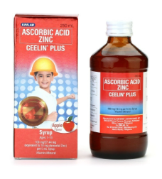 Ceelin Plus Ascorbic Acid with Zinc 250ml (Apple)
