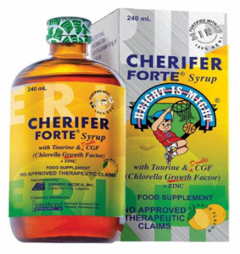Cherifer Forte Syrup With Taurine & Double CGF with Zinc 240ml